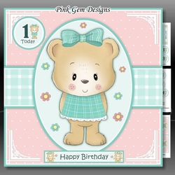 Birthday Bear Mini Kit With Ages 1 to 6 Yrs