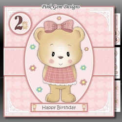 Birthday Bear 2 Mini Kit With Ages 1 to 6 Yrs