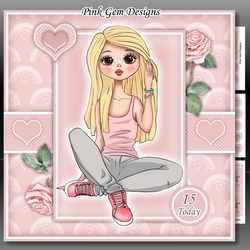 Cute Girl 1 Mini Kit With Ages 12 to 18 Yrs