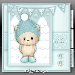 Baby Bear Blue Christmas Mini Kit