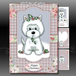 Christmas Westie A5 Mini Kit