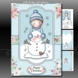 Andy With Snowman A5 Mini Kit