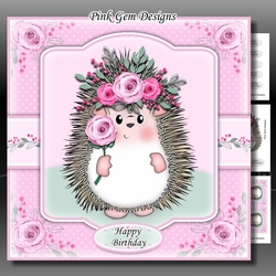Hedgy With Roses Mini Kit