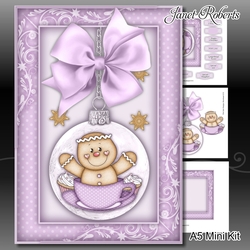 Gingerbread Bauble 2 A5 Mini Kit