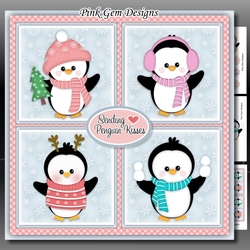 Penguin Kisses Squares Mini Kit