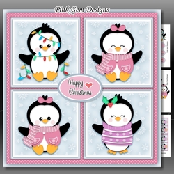 Penguin Kisses Squares 2 Mini Kit