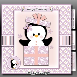 Penguin Birthday Pink Mini Kit