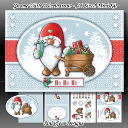 Gnome With Wheelbarrow A5 Mini Kit