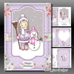 Chloe With Snowman A5 Mini Kit