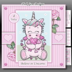 Believe In Unicorns Mini Kit With Ages 1 to 10 yrs