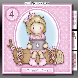 Chloe With Tablet Mini Ki With Ages 2 to 8 Yrs