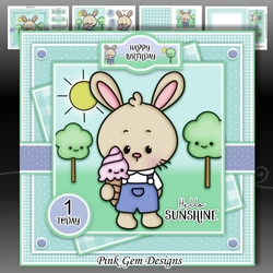 Hello Sunshine Boy Bunny Mini Kit With ages 1 to 6 Yrs