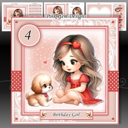 Little Birthday Girl 2 Mini Kit With Ages 1 to 8 Yrs