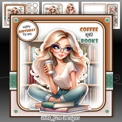 Coffee & Books Mini Kit with Age Tags