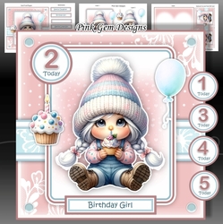 Birthday Cupcake Mini Kit 1 to 5 Yrs