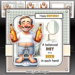 Beer Balanced Diet Mini Kit Birthday/Fathers Day