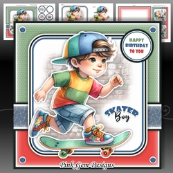 Skateboard Boy Mini Kit