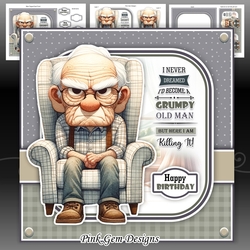Grumpy Old Man Mini Kit Birthday/Fathers Day