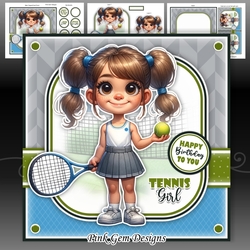 Tennis Girl Mini Kit