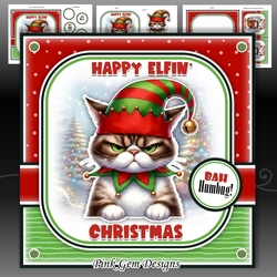 Elfin Christmas Cat Mini Kit