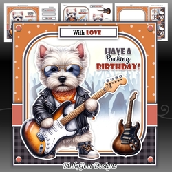 Rocking Birthday Westie Mini Kit