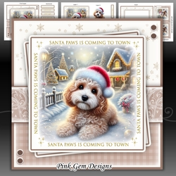 Santa Paws Golden Cockapoo Mini Kit