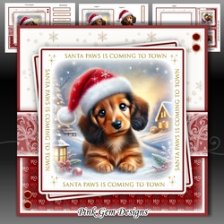 Santa Paws Dachshund Mini Kit