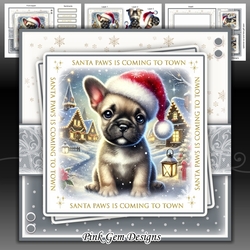 Santa Paws French Bulldog
