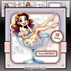 A Girl Who Loves Bubbles Mini Kit With Ages