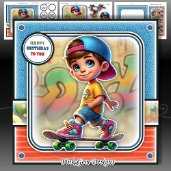 Skateboard Boy Mini Kit