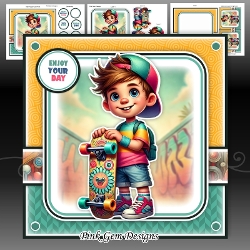 Skateboard Boy 2 Mini Kit