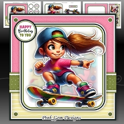 Skateboard Girl Mini Kit