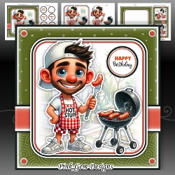 cup1372927_2053 - Hot Stuff Mini Kit Birthday/Fathers Day