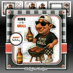 cup1373023_2053 - King Of The Grill Mini Kit Birthday/Fathers Day