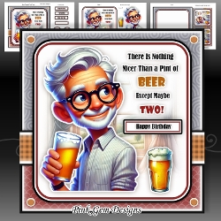Two Beers 2 Mini Kit Birthday/Fathers Day