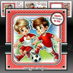 Football Boys Red Mini Kit