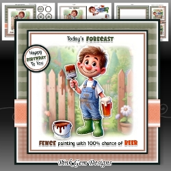 Fence Painting Mini Kit Birthday/Fathers Day