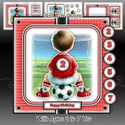 Football Boy Toddler Mini Kit With Ages 2 to 7 Yrs