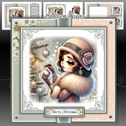 Art Deco Tree Decorating Mini Kit