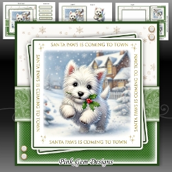 Santa Paws Holly Westie Mini Kit