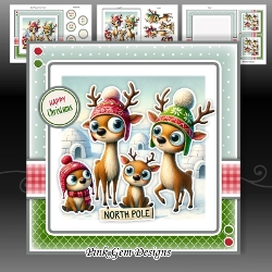 Quirky Reindeer Mini Kit
