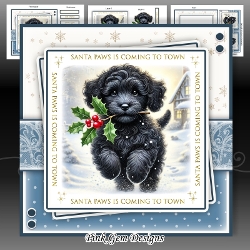 Santa Paws Holly Cockapoo 2 Mini Kit