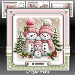 Snowman Family Mini Kit