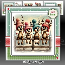 Quirky Reindeer 2 Mini Kit