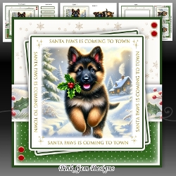Santa Paws German Shepherd Mini Kit