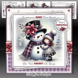 Snowmen Warm The Heart Mini Kit