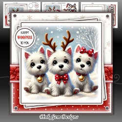 Christmas Westies Mini Kit