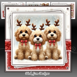 Christmas Cockapoos Mini Kit