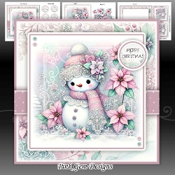 Lacy Snowman Mini Kit