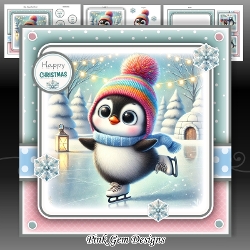Ice Skating Penguin Mini Kit